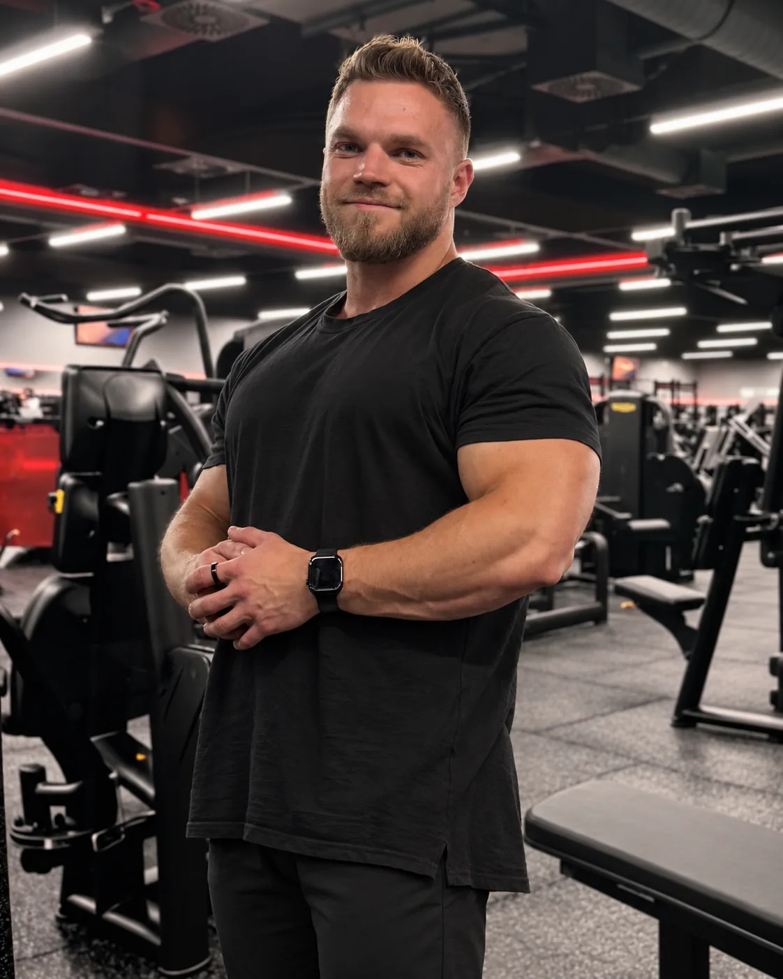 Lukáš Rejholec ve fitness Form Factory Štěrboholy